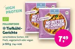 Biomarkt FOLLOWFOOD Tiefkühl-Gerichte Angebot