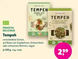 Biomarkt Peaceful Delicious Tempeh Angebot