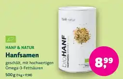 Biomarkt Hanfsamen Angebot