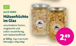 Biomarkt ALCE NERO Hülsenfrüchte im Glas Angebot