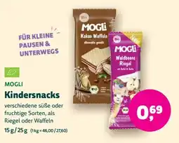Biomarkt MOGLI Kindersnacks Angebot