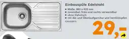 Globus Baumarkt Einbauspüle Edelstahl Angebot