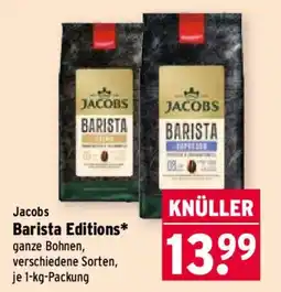 Wasgau Jacobs Barista Editions Angebot