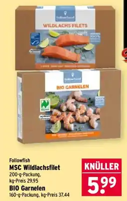 Wasgau Followfish MSC Wildlachsfilet Angebot