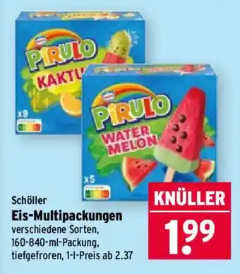 Wasgau Schöller Eis-Multipackungen Angebot