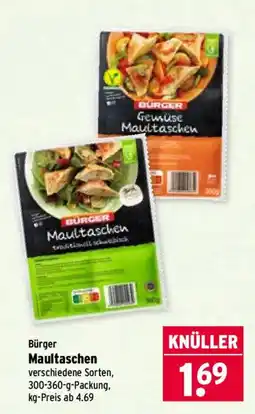 Wasgau Bürger Maultaschen Angebot