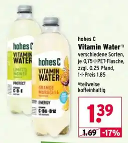 Wasgau hohes C Vitamin Water Angebot