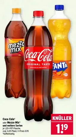 Wasgau Coca Cola oder Mezzo Mix Angebot