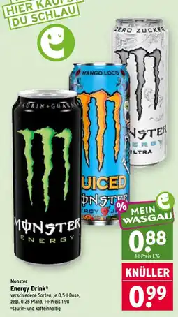 Wasgau Monster Energy Drink Angebot