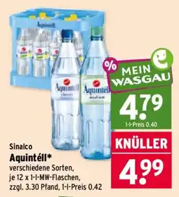 Wasgau Sinalco Aquintéll* Angebot