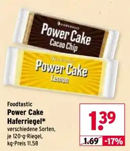 Wasgau Foodtastic Power Cake Haferriegel Angebot