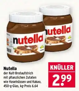 Wasgau Nutella Angebot