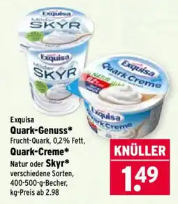 Wasgau Exquisa Quark-Genuss* Angebot