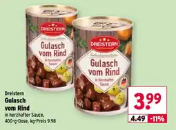 Wasgau Dreistern Gulasch vom Rind Angebot