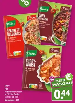 Wasgau Knorr Fix Angebot