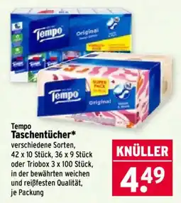 Wasgau Tempo Taschentücher* Angebot