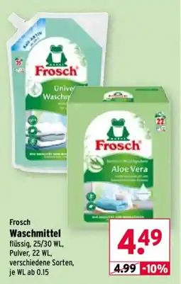 Wasgau Frosch Waschmittel Angebot