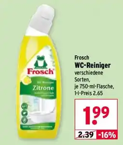 Wasgau Frosch WC-Reiniger Angebot