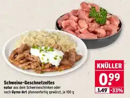 Wasgau KNÜLLER Schweine-Geschnetzeltes Angebot