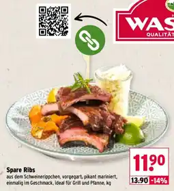 Wasgau Spare Ribs Angebot