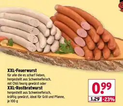 Wasgau XXL-Feuerwurst Angebot