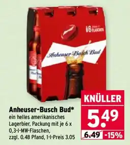 Wasgau Anheuser-Busch Bud Angebot