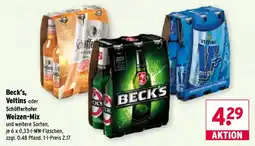 Wasgau Beck's, Veltins oder Schöfferhofer Weizen-Mix Angebot
