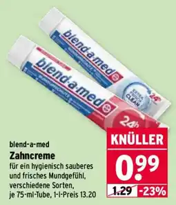 Wasgau blend-a-med Zahncreme Angebot