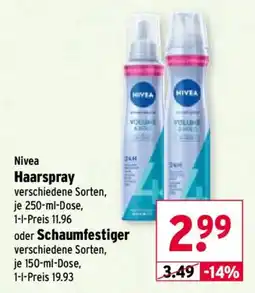Wasgau Nivea Haarspray Angebot