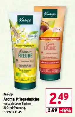 Wasgau Kneipp Aroma Pflegedusche Angebot