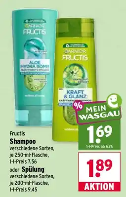 Wasgau Garnier Fructis Shampoo Angebot