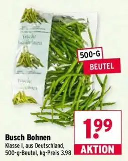Wasgau Busch Bohnen Angebot