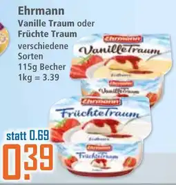 Klaas und Kock Ehrmann Vanille Traum oder Früchte Traum Angebot
