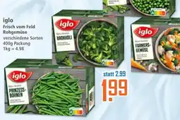 Klaas und Kock iglo Frisch vom Feld Rohgemüse Angebot