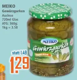 Klaas und Kock MEIKO Gewürzgurken Angebot