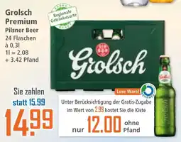 Klaas und Kock Grolsch Premium Pilsner Beer Angebot
