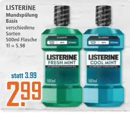 Klaas und Kock Listerine Mundspülung Basis Angebot