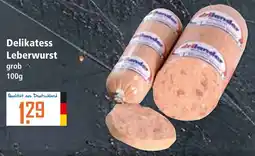 Klaas und Kock Delikatess Leberwurst grob Angebot