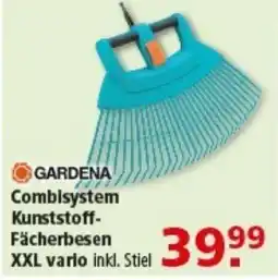Multi Markt GARDENA Combisystem Kunststoff-Fächerbesen XXL vario Angebot
