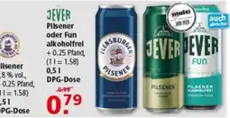 Multi Markt JEVER Pilsener oder Fun Angebot