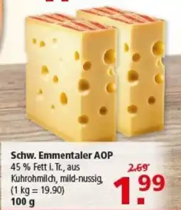 Multi Markt Schw. Emmentaler AOP Angebot