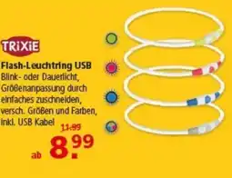 Multi Markt TRIXIE Flash-Leuchtring USB Angebot