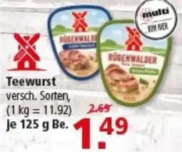 Multi Markt Rügenwalder Teewurst Angebot
