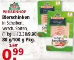 Multi Markt WIESENHOF Bierschinken Angebot
