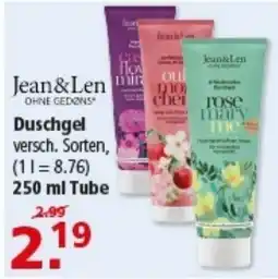 Multi Markt Jean&Len Duschgel Angebot