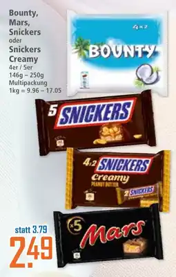 Klaas und Kock Bounty, Mars, Snickers oder Snickers Creamy Angebot