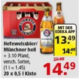 Multi Markt PAULANER Hefeweissbier/Münchner hell Angebot
