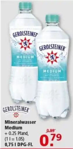 Multi Markt Gerolsteiner Mineralwasser Medium Angebot