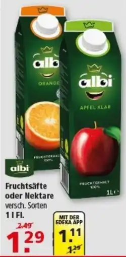 Multi Markt albi Fruchtsäfte oder Nektare Angebot
