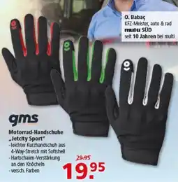 Multi Markt gms Motorrad-Handschuhe „Jetcity Sport“ Angebot